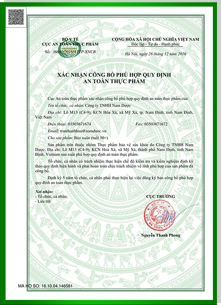 giấy xác nhận